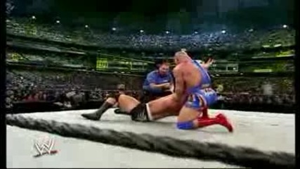 Kurt Angle vs Brock Lesnar (wrestlemania 19) 1/3 