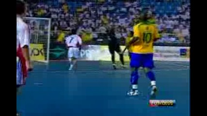 Futsal - Brasil 12 - 0 Rom Falc faz um Golaco Gran Prix 2009