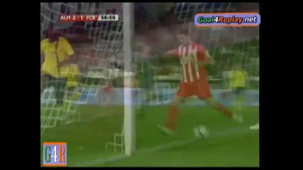 Almeria - Barcelona 2 - 1 (2 - 2, 6 3 2010) 