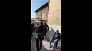 Полицията разпространи кадри от задържането на заподозрян за убийство в Пловдивско