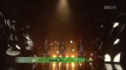 Rania - Style @ Inkigayo (30.09.2012)