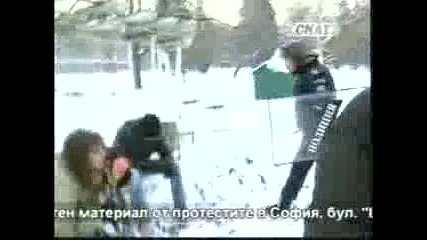 Протеста Пред Парламента 14.01.2008 Цариградско Шосе.