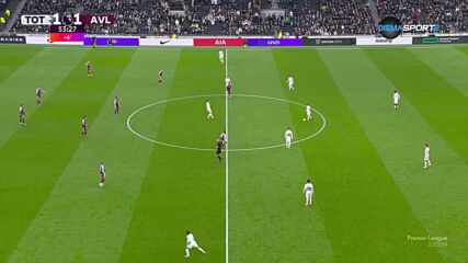 Тотнъм Хотспър - Астън Вила 1:1 / първо полувреме/