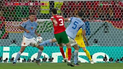 Мароко - Испания 0:0 /първо полувреме/