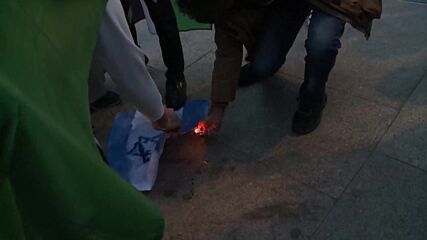 Десетки хиляди на пропалестински протест в Барселона