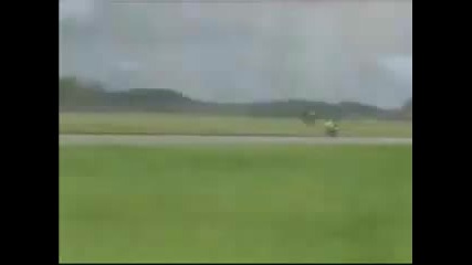 Suzuki Hayabusa Turbo - надбягване по шосе