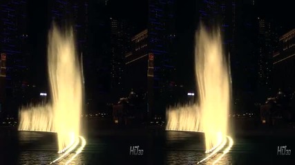 Фонтана Bellagio в Лас Вегас музика Селин Дион - My Heart Will Go On