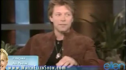 Jon Bon Jovi Interview Ellen Degeneris November 2009 Първа Част 