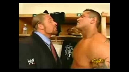 Randy Orton Talks Backstage With HHH