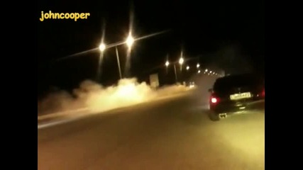 Bmw E36 M50 Turbo burnout 