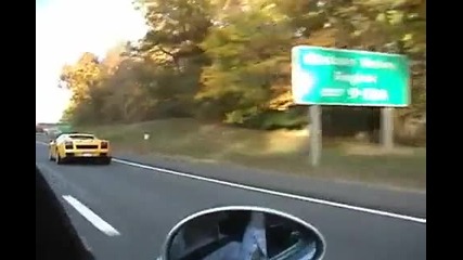 Street Race - Lamborghini Gallardo vs Ferrari 550 Maranello 