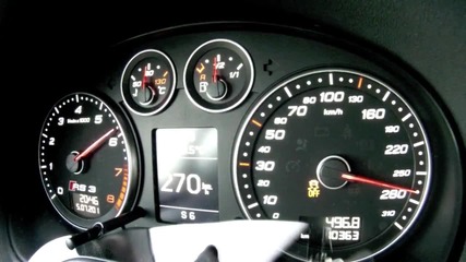 Audi Rs3 0-271 km/h