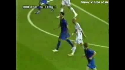 Zidane red card
