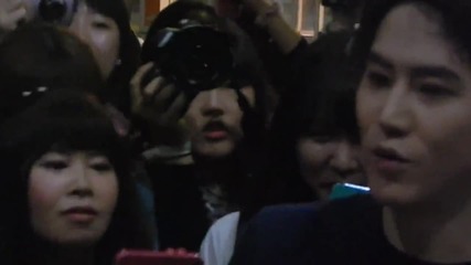 [ Fancam ] 140607 Kyuhyun after '' Singin' in the Rain ''