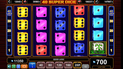 40 Super Dice - Slot Machine - 40 Lines