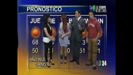 Дулсе, Пончо и Майте в скеч по Univision Tv