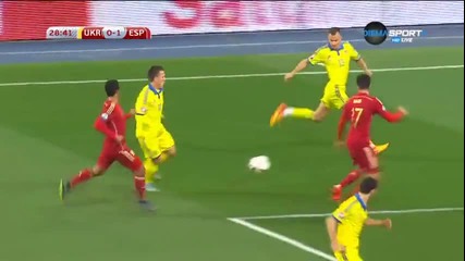 Украйна 0 - 1 Испания ( Квалификация за Европейско първенство 2016 ) ( 12/10/2015 )