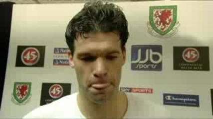 Wales vs Germany 0 - 2 - Michael Ballack Interview - World Cup Qualifier