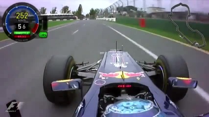 Sebastian Vettel On Board Pole Position Australia 2011.