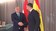 Spain: VOX party leader welcomes Hungarian PM Orban in Madrid