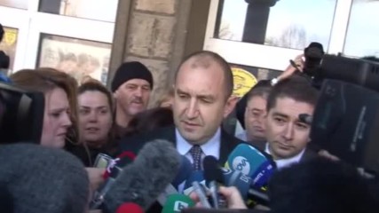 Радев: Нека се поздравим с легитимно избран президент