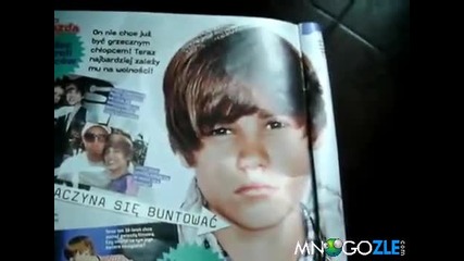 Коте разкъсва Justin Bieber 
