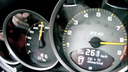 Porsche 911 Gt3 Rs 4.0 0-300 km/h
