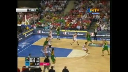 Турция 84:76 Литва( Евробаскет 2009)