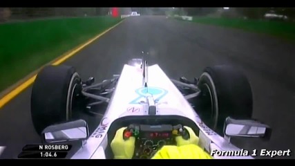 F1 Гран при на Австралия - една обиколка с Rosberg [hd][onboard]