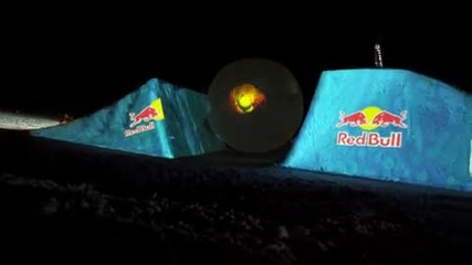 Interactive Projection Art on snow - Red Bull Off The Planet