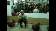 Kрум Крумов - тяга с 320 кг (14.03.2010) 
