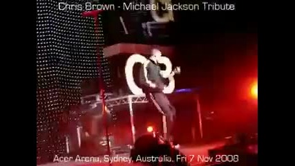 Chris Brown - Michael Jackson Tribute - Live in Sydney