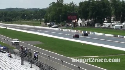 Mitsubishi Evo X Mr vs Corvette Indy 500 