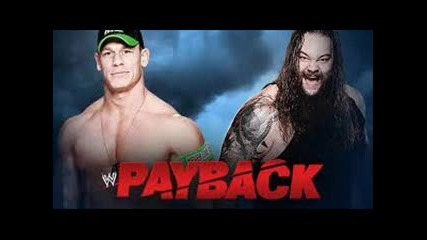 Wwe Payback 2014 - Official Match Card