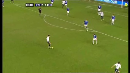 Everton vs Chelsea 1 - 2 Highlights 2010 