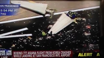 "боинг-777 се разби при кацане на летището в Сан Франциско