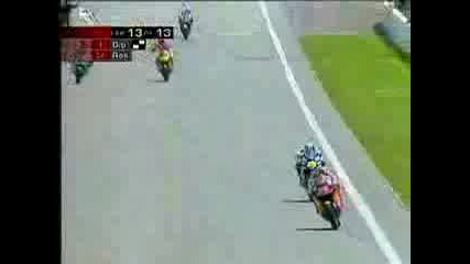 Valentino Rossi Vs Sete Gibernau In France