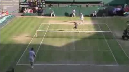 Wimbledon 2009 : Федерер - Родик | последен гейм