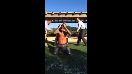 david beckam- ice bucket challenge
