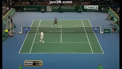 Federer vs. Gasquet Atp M1000 Paris 2010 
