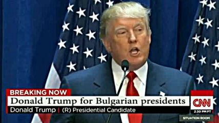 Доналд Тръмп за българските президентски избори