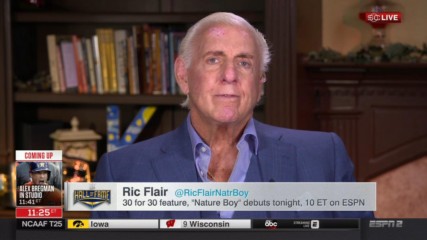 Ric Flair reveals how his new ESPN "30 for 30" documentary came about on "SportsCenter"