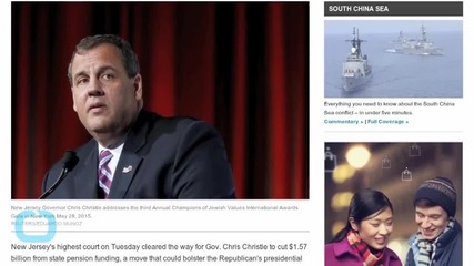 N.J.'s Top Court Lets Gov. Christie Cut Pension Funding