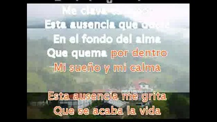 David Bisbal - Esta Ausencia Karaoke