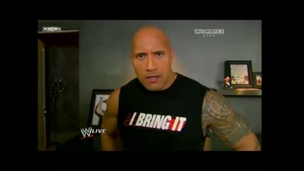 The Rock Talks to John Cena And talks about The Miz 3.14.11
