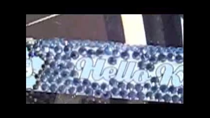 Swarovski Crystal Covered Hello Kitty Bike