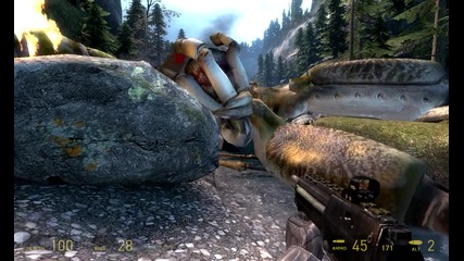 Half-life 2 episode two - Dog срещу Strider