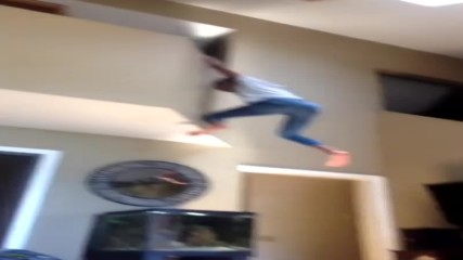 Girl Falls Into Fish Tank