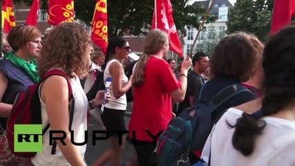 Belgium: Thousands of Belgians support Greek 'OXI' in Brussels