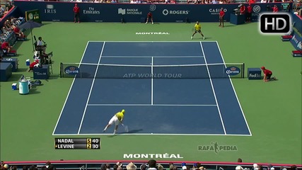 Nadal vs Levine - Montreal 2013!